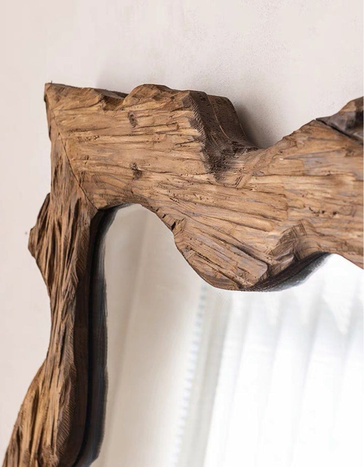ELVORYN Modern Solid Wood Mirror - Cassa Haus Singapore