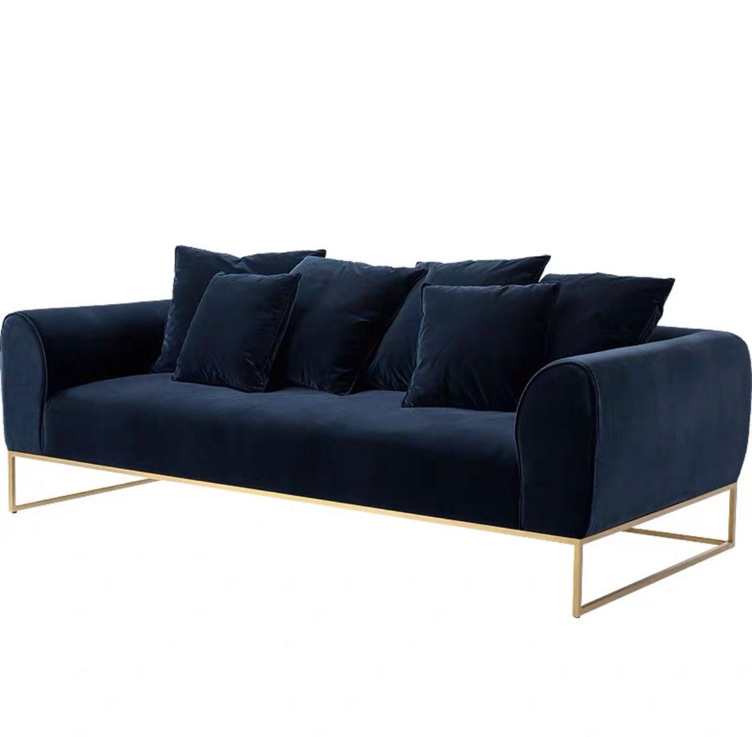 FIORENZA Modern Italian Velvet Sofa - Cassa Haus Singapore