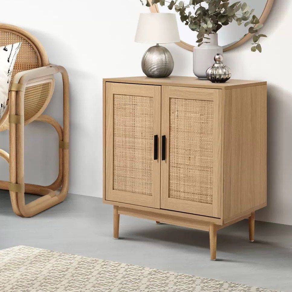 VIDA Rustic Rattan Sideboard - Radical Homes Singapore