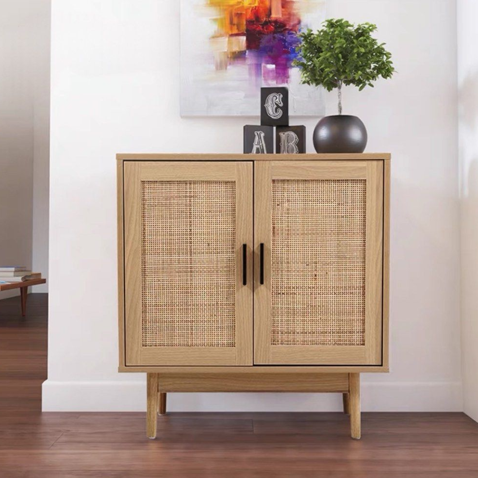 VIDA Rustic Rattan Sideboard - Radical Homes Singapore