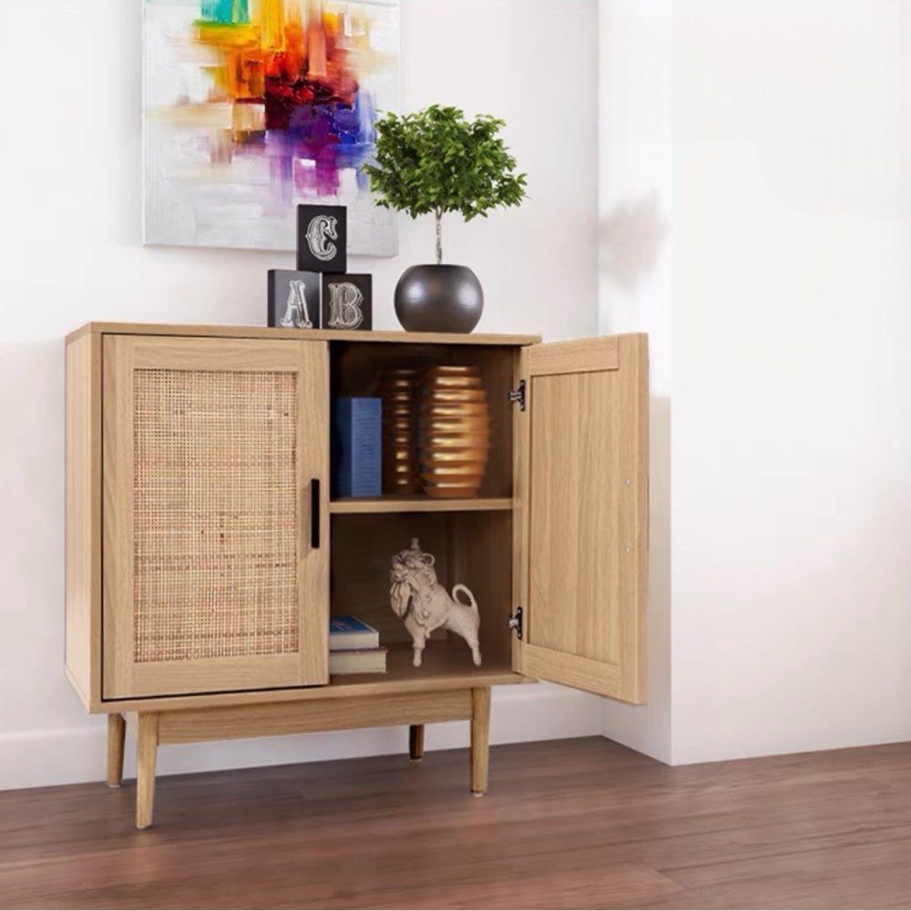 VIDA Rustic Rattan Sideboard - Radical Homes Singapore