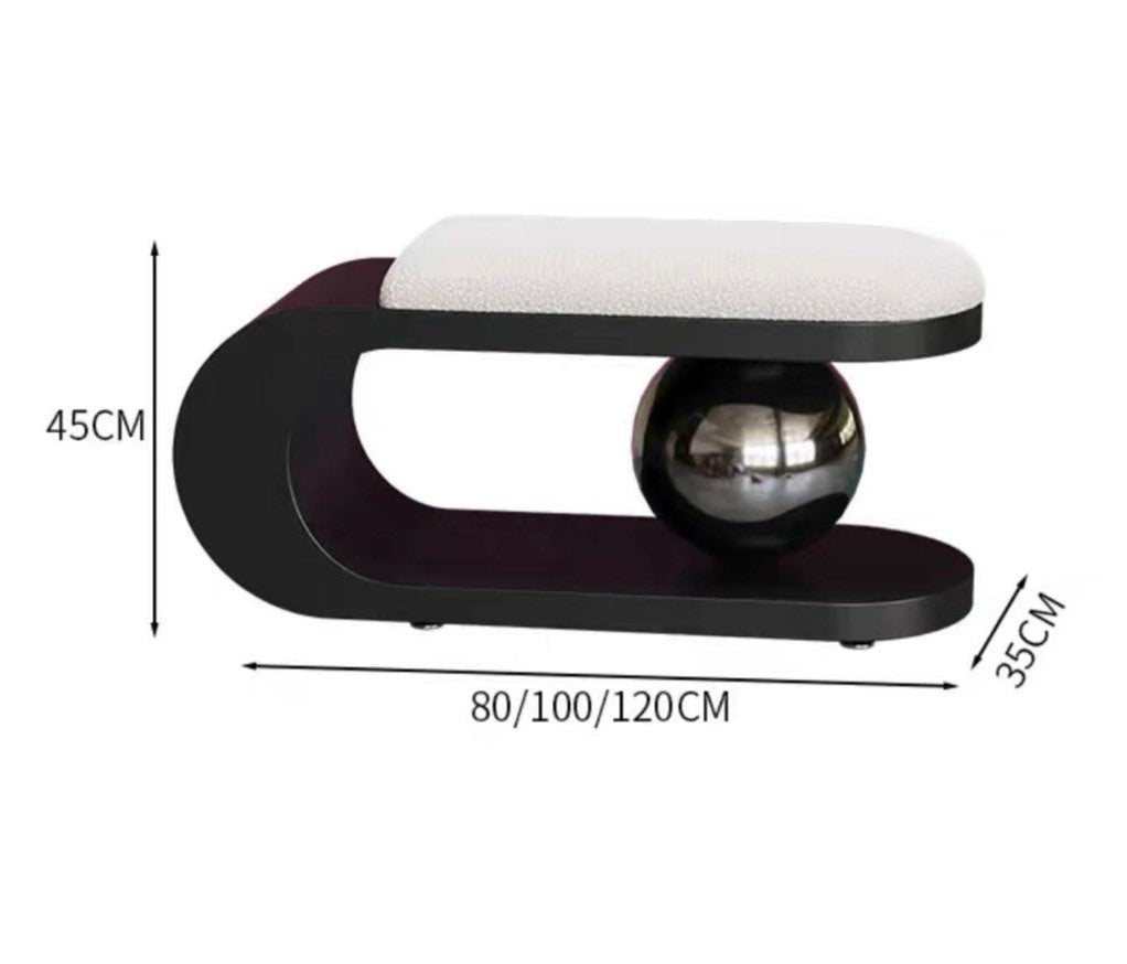 GATLIN Modern Boucle Bench - Radical Homes Singapore
