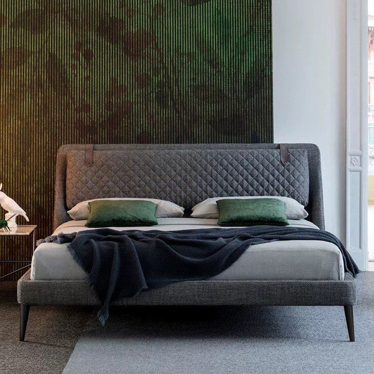 KOZIO Modern Fabric Bedframe - Radical Homes Singapore