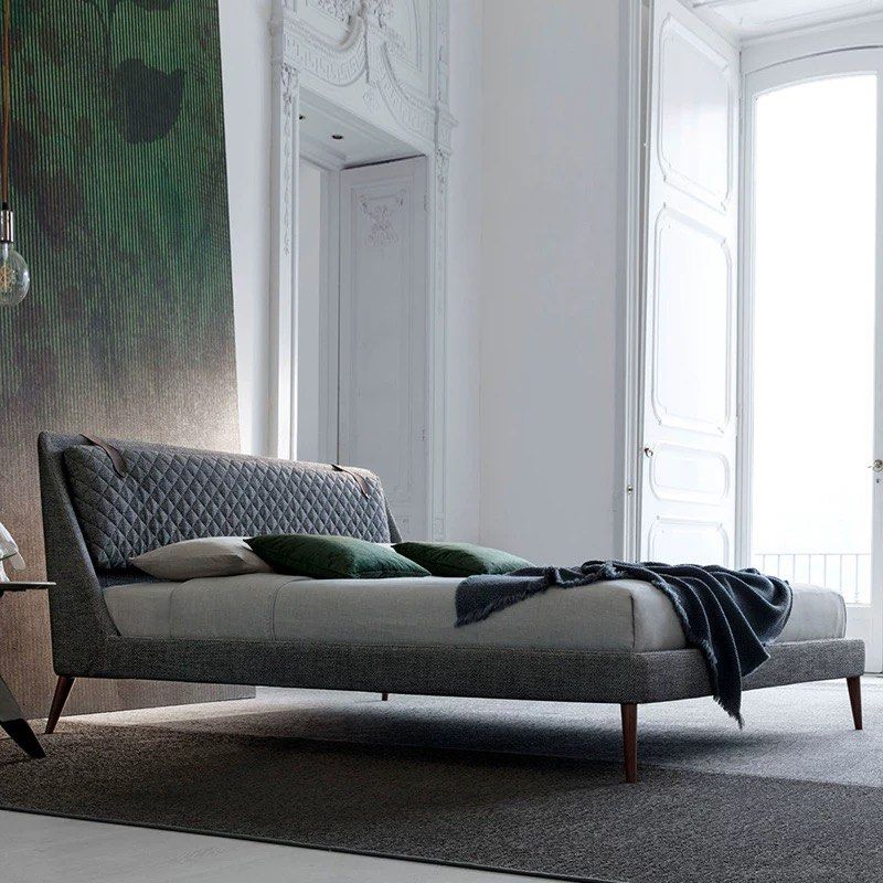 KOZIO Modern Fabric Bedframe - Radical Homes Singapore