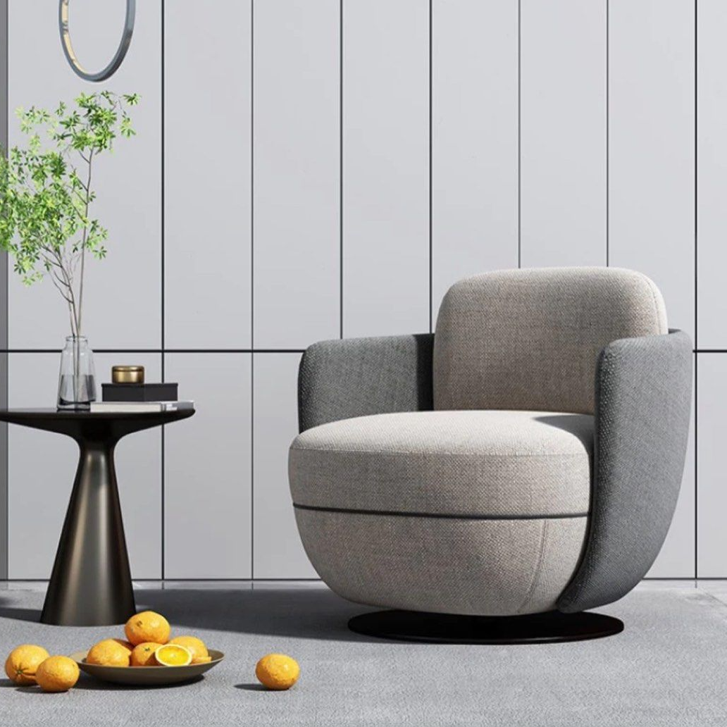 PAIGE Modern Fabric Armchair - Radical Homes Singapore