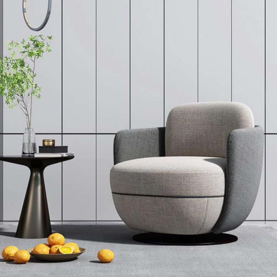 PAIGE Modern Fabric Armchair - Radical Homes Singapore