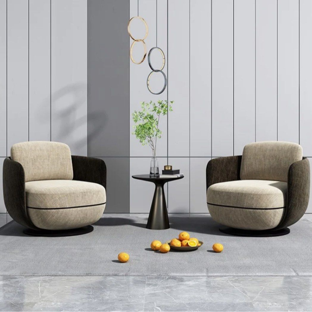PAIGE Modern Fabric Armchair - Radical Homes Singapore
