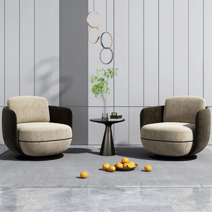 PAIGE Modern Fabric Armchair - Radical Homes Singapore