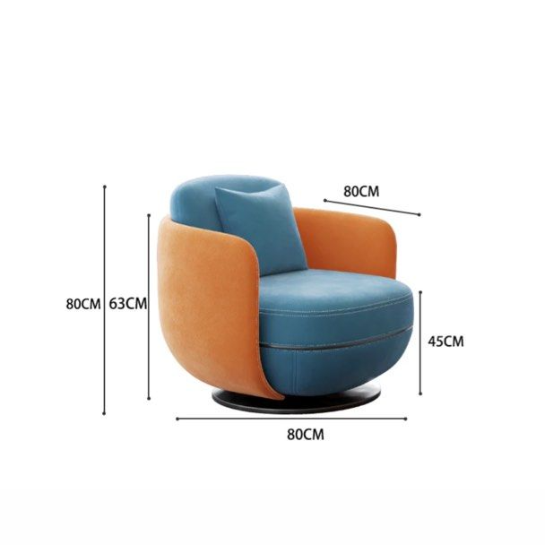 PAIGE Modern Fabric Armchair - Radical Homes Singapore