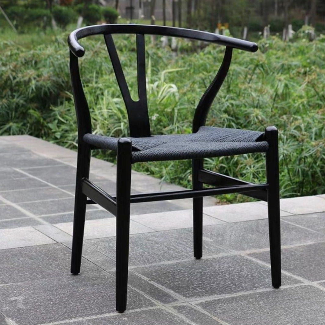 YSABEL Rustic Wishbone Dining Chair - Cassa Haus Singapore