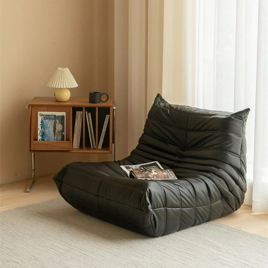 VELQORA Modern Leather Lounge chair - Cassa Haus Singapore