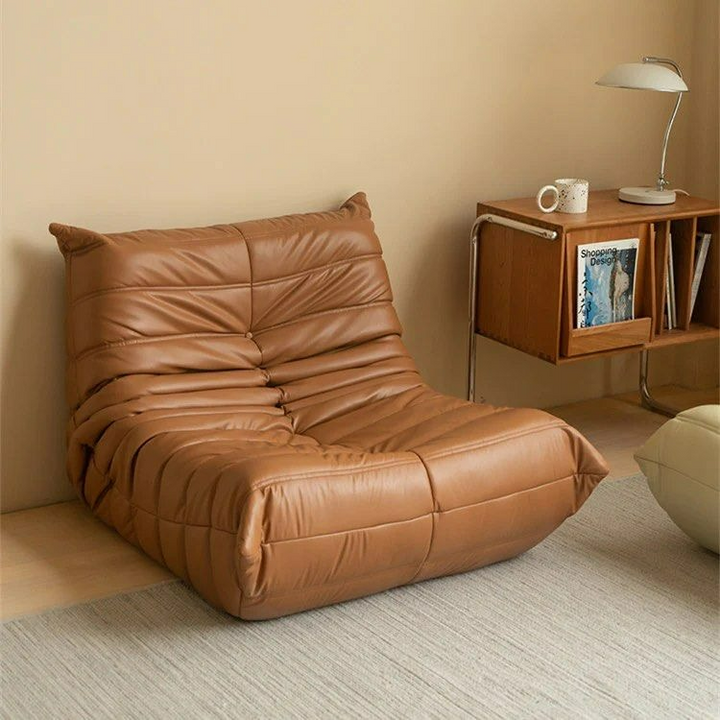 ALETHEA Faux Leather Lounge chair - Radical Homes Singapore
