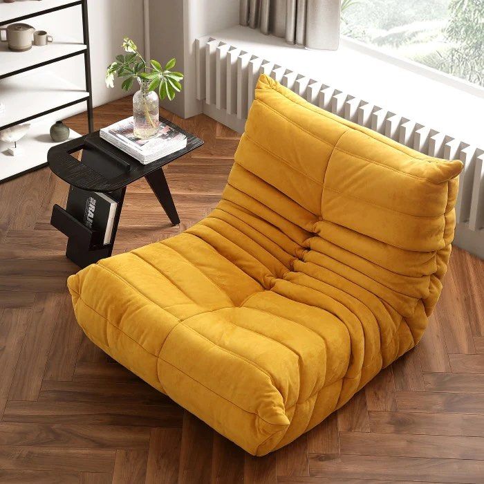 KRUSKI Velvet Lounge Chair - Radical Homes Singapore