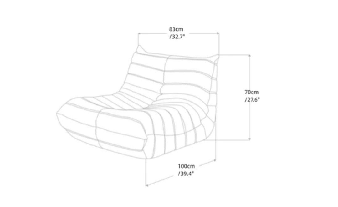 KRUSKI Velvet Lounge Chair - Radical Homes Singapore