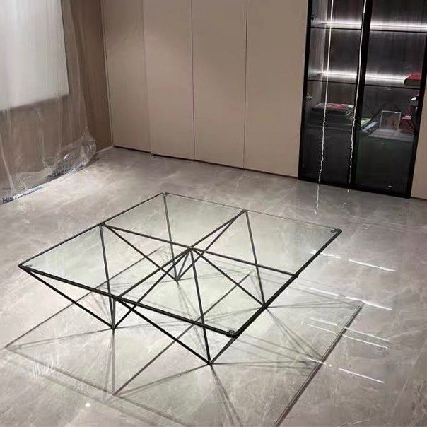 QUAGO Modern Glass Coffee Table - Radical Homes Singapore