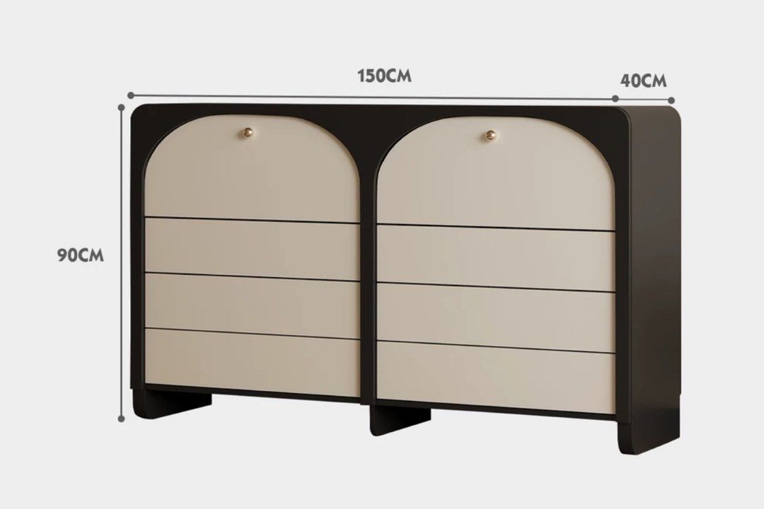 KAMIRO Modern Sideboard Drawers - Radical Homes Singapore