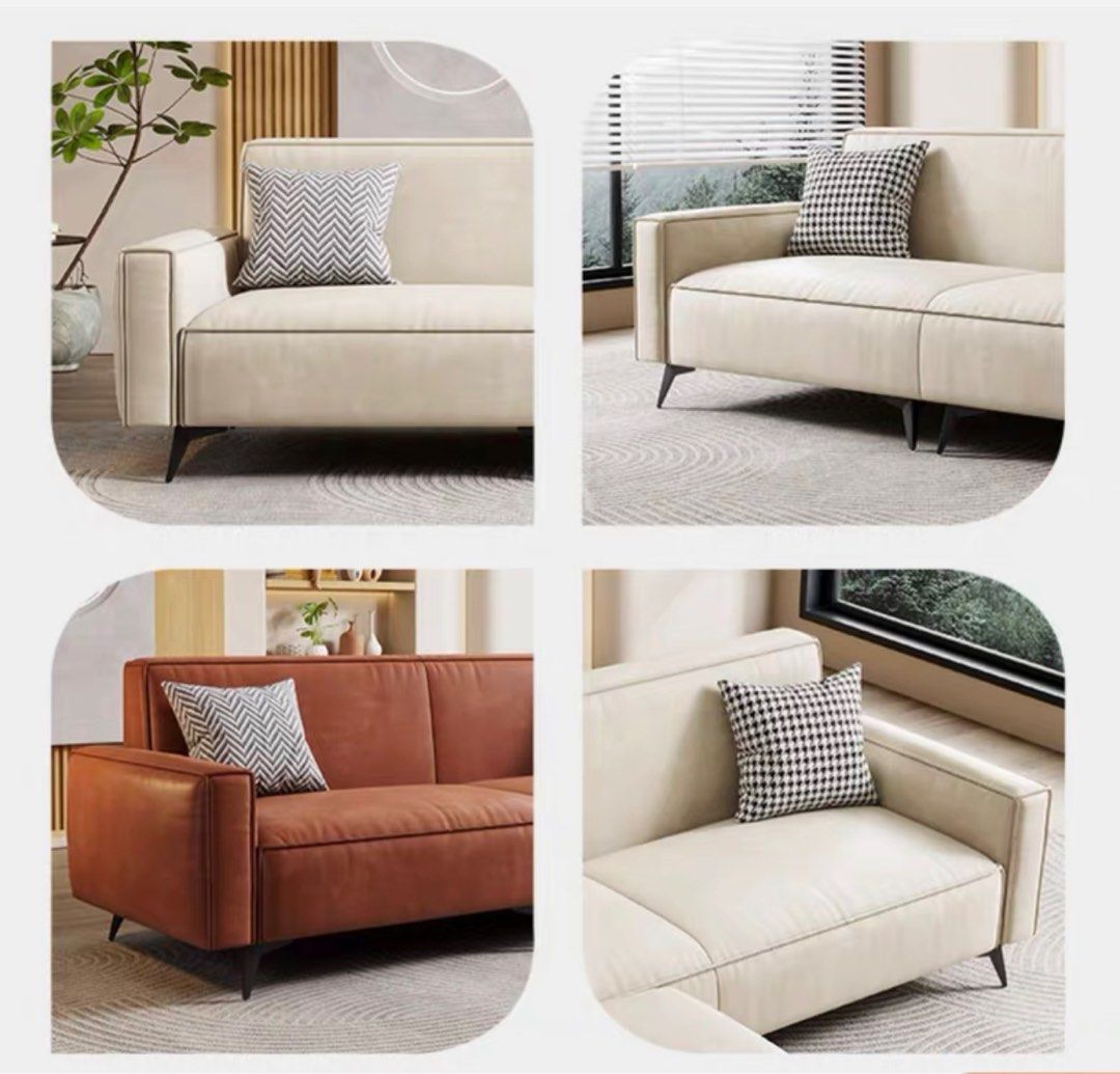 VIROLO Modern Leathaire Sofa - Radical Homes Singapore
