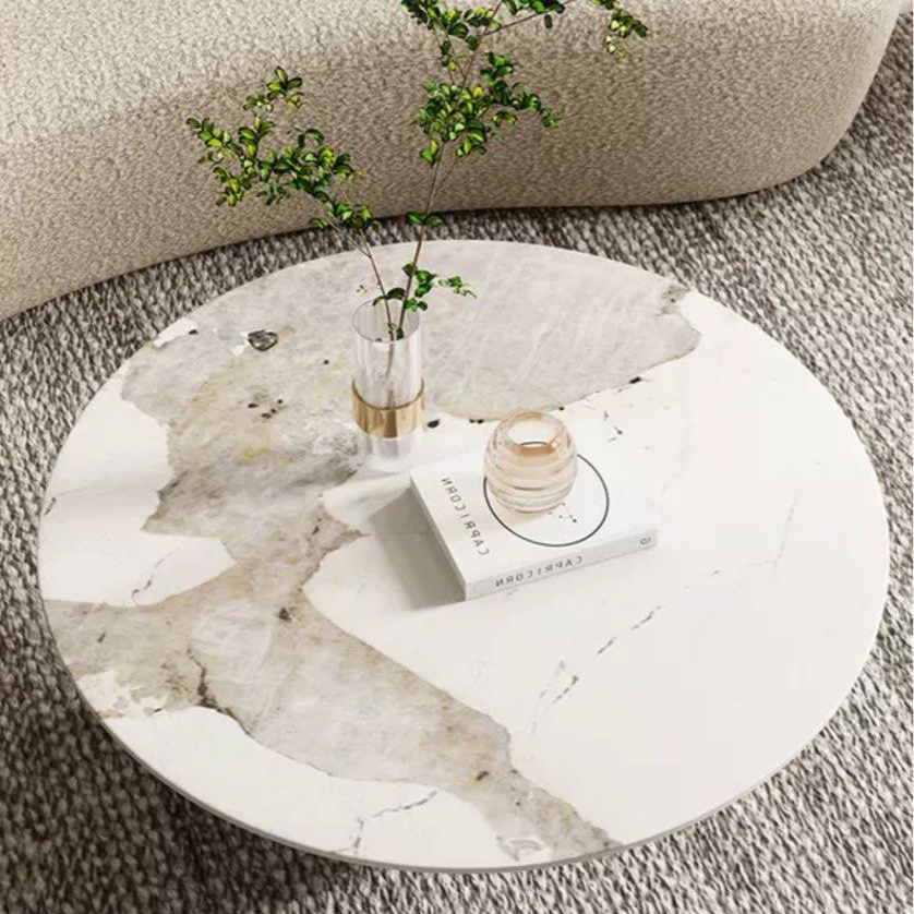 ANGELA Modern Sintered Stone Coffee Table - Radical Homes Singapore