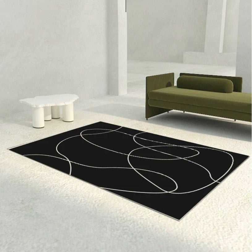 LARO Abstract Line Rug - Radical Homes Singapore