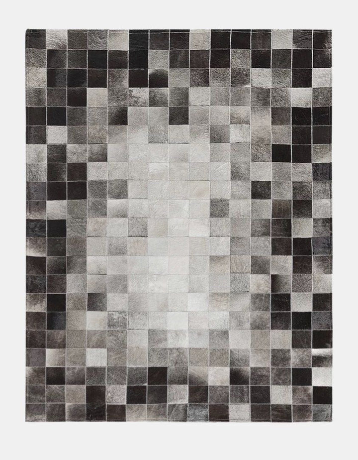 AURYSANTH Modern Cowhide Leather Rug - Cassa Haus Singapore