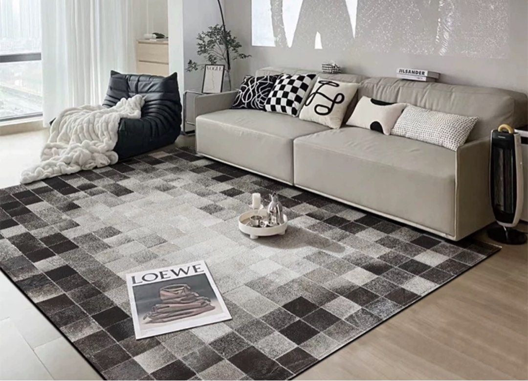 AURYSANTH Modern Cowhide Leather Rug - Cassa Haus Singapore