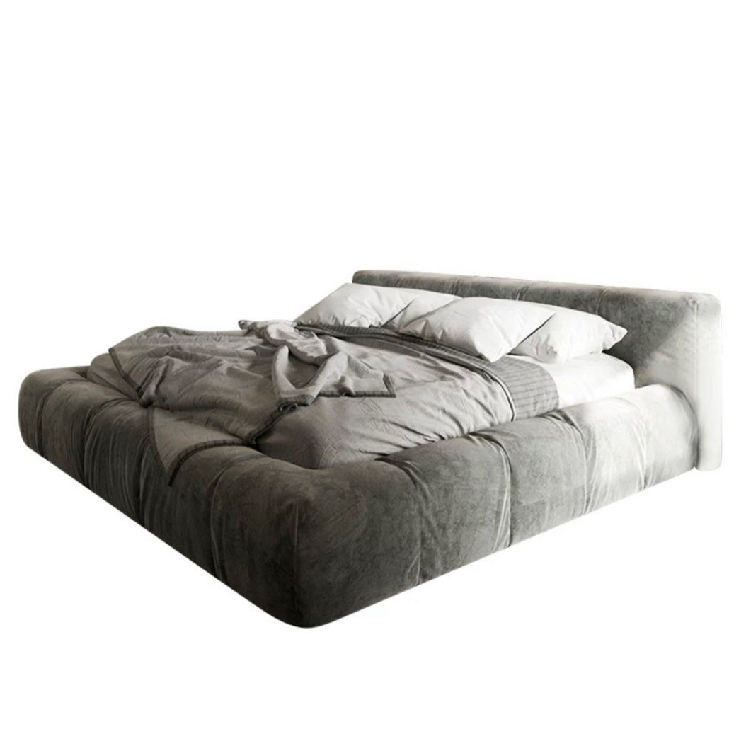 ZARENO Modern Velvet Bedframe - Cassa Haus Singapore