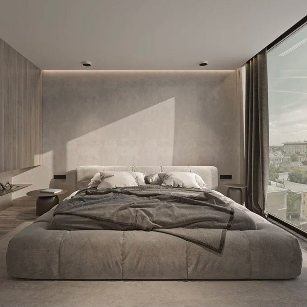 ZARENO Modern Velvet Bedframe - Cassa Haus Singapore