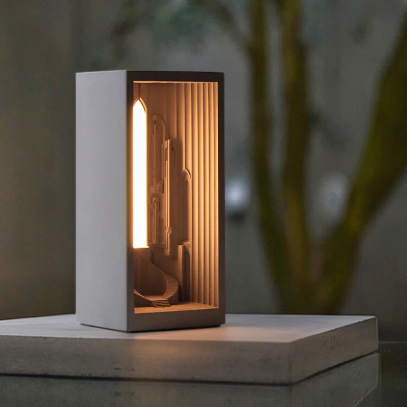 LAUDER Concrete Night Light - Radical Homes Singapore