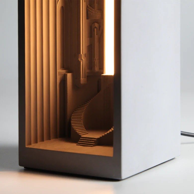 LAUDER Concrete Night Light - Radical Homes Singapore