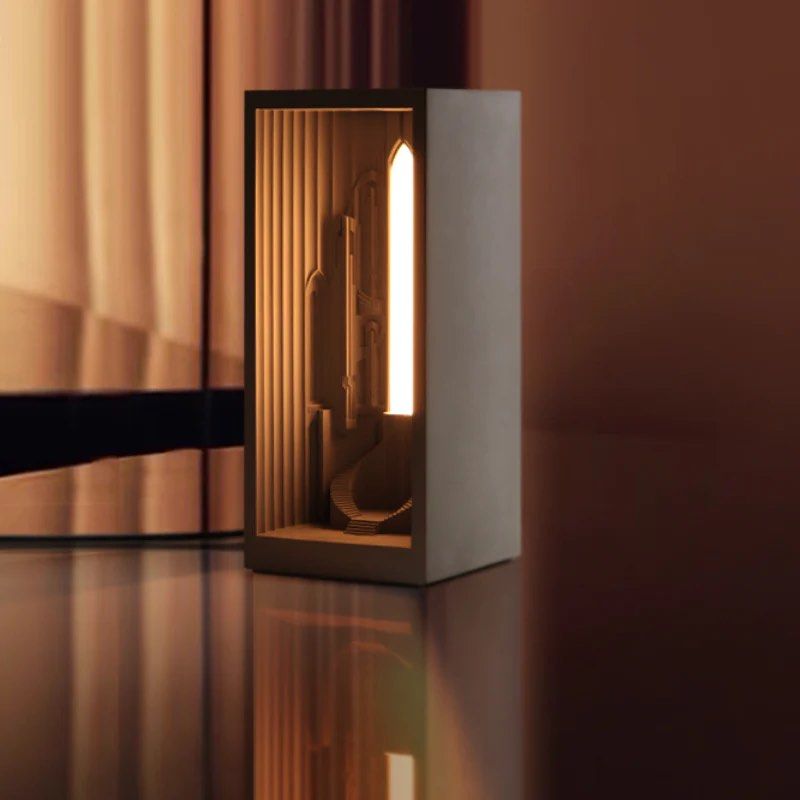 LAUDER Concrete Night Light - Radical Homes Singapore
