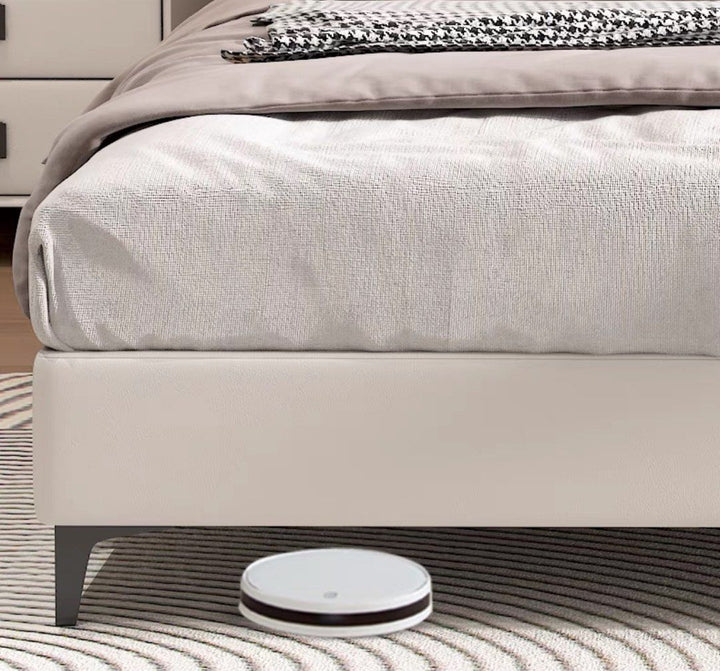 ORVENA Modern Genuine Leather Bedframe - Cassa Haus Singapore