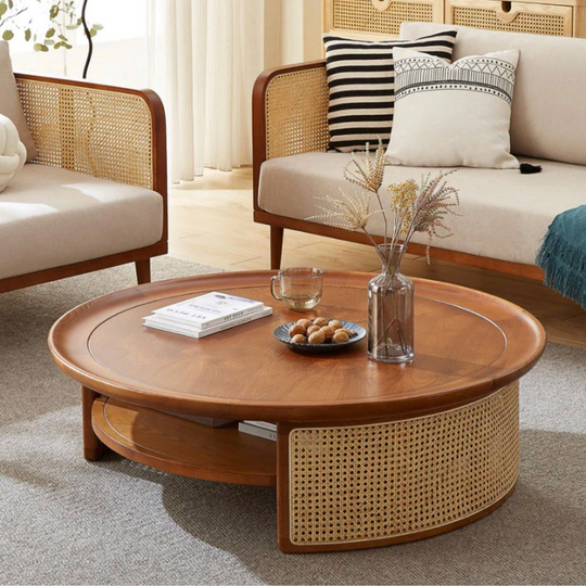 RATTANOVA Round Coffee Table - Cassa Haus Singapore
