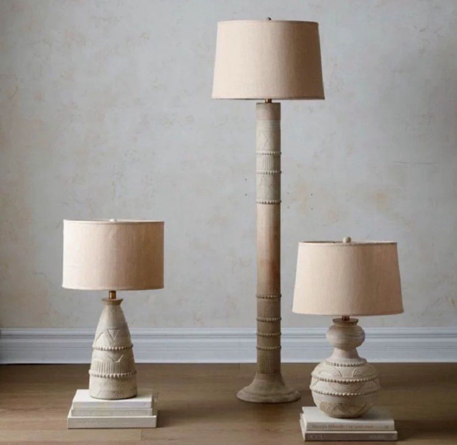 LEOA Antique Table & Floor Lamp - Radical Homes Singapore