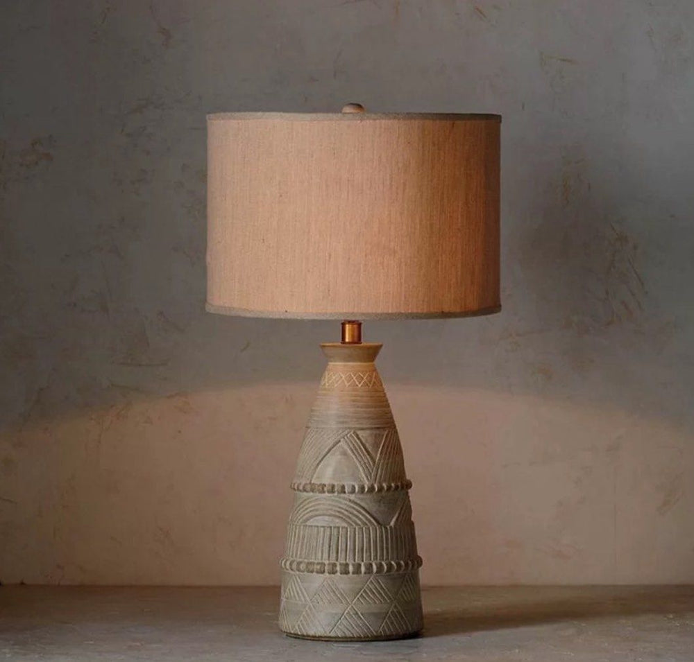 LEOA Antique Table & Floor Lamp - Radical Homes Singapore