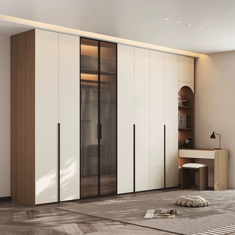 MARCELLUS Modern Walnut Wardrobe - Radical Homes Singapore