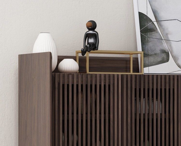 NORELVI Walnut Shoe Cabinet - Cassa Haus Singapore