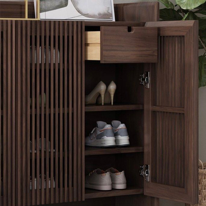 NORELVI Walnut Shoe Cabinet - Cassa Haus Singapore