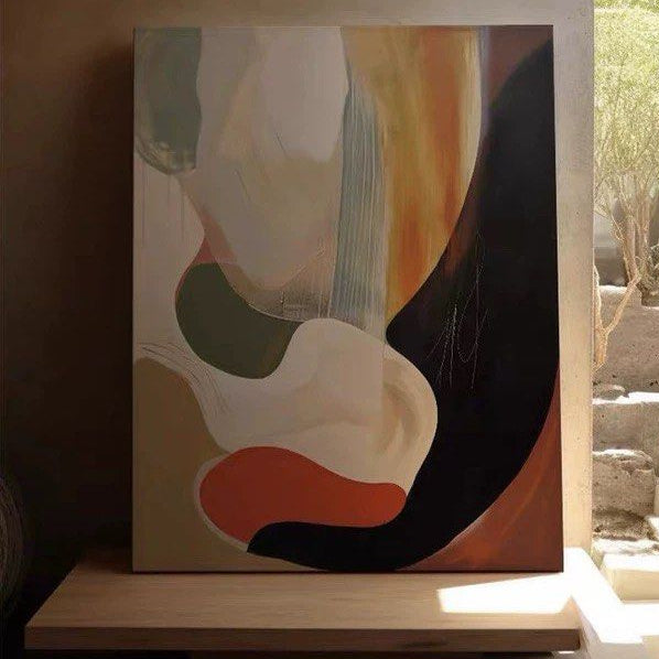 LEWIS Abstract Oil Painting Wall Art - Radical Homes Singapore