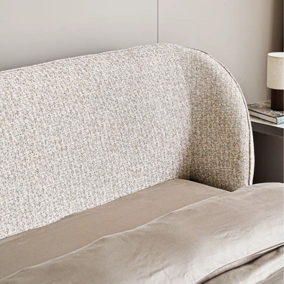 LEWIS Modern Fabric Bedframe - Radical Homes Singapore