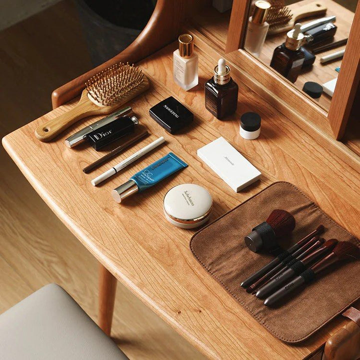 MORTELLE Wood Vanity Table - Cassa Haus Singapore