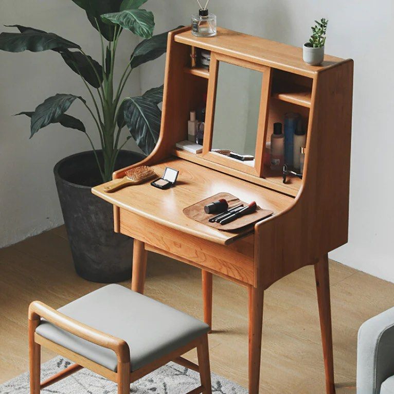 MORTELLE Wood Vanity Table - Cassa Haus Singapore
