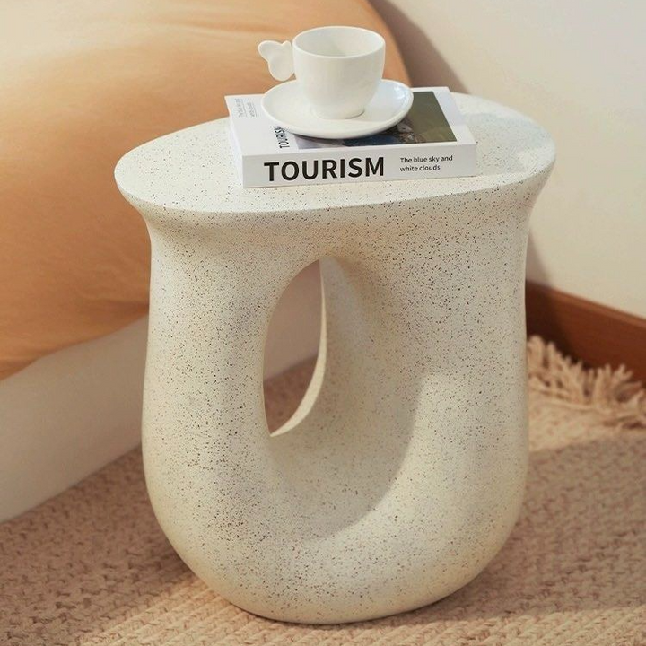 ALANI Wabi Sabi Terrazzo Side Table - Radical Homes Singapore