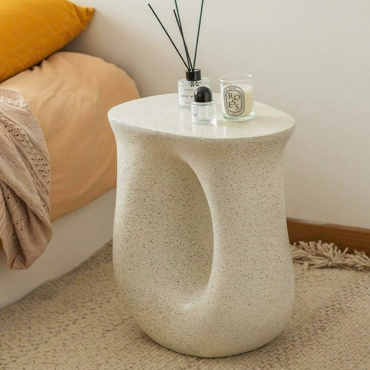 ALANI Wabi Sabi Terrazzo Side Table - Radical Homes Singapore