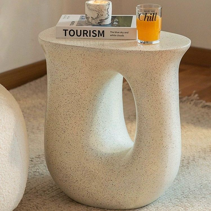 ALANI Wabi Sabi Terrazzo Side Table - Radical Homes Singapore