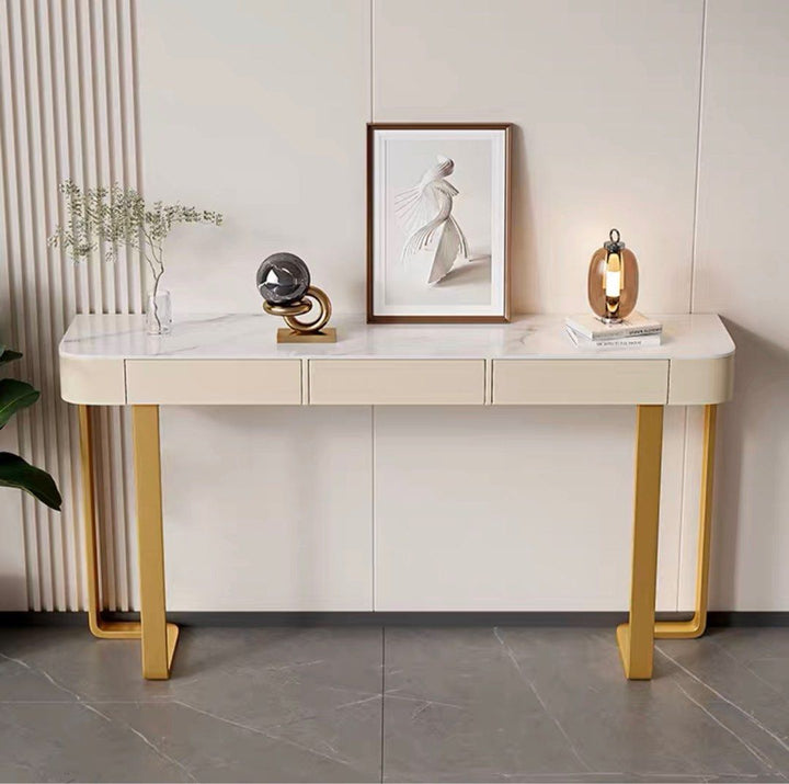 KESTER Modern Sintered Stone Console Table - Radical Homes Singapore