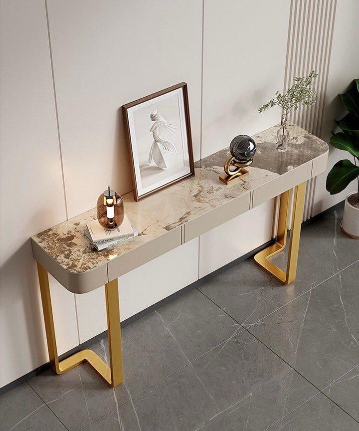 KESTER Modern Sintered Stone Console Table - Radical Homes Singapore