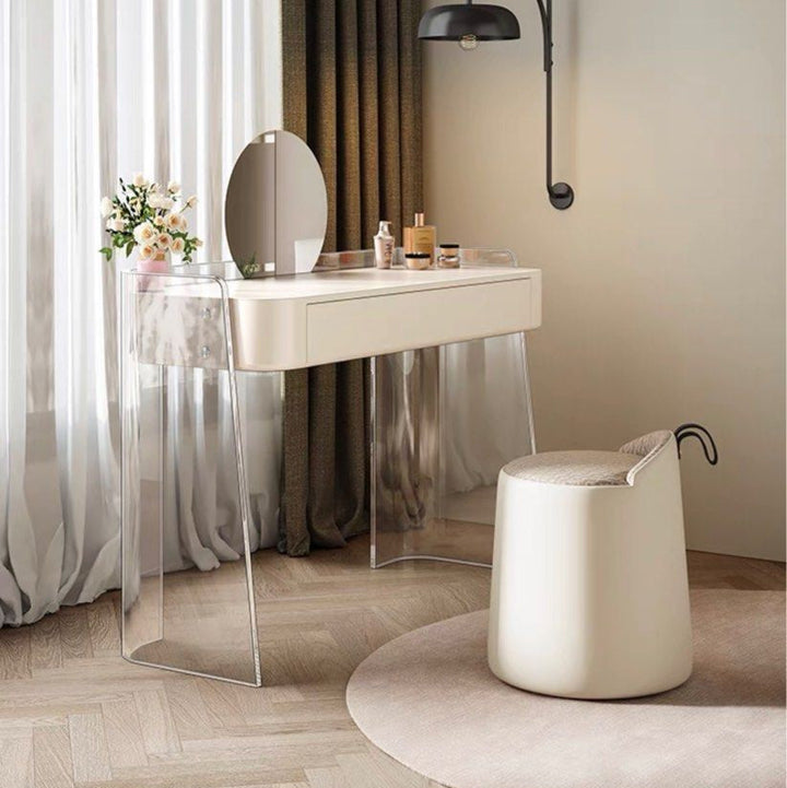VITREYA Modern Acrylic Vanity Table - Cassa Haus Singapore