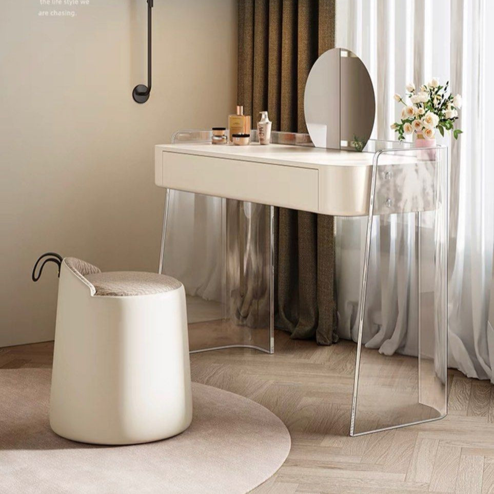 VITREYA Modern Acrylic Vanity Table - Cassa Haus Singapore