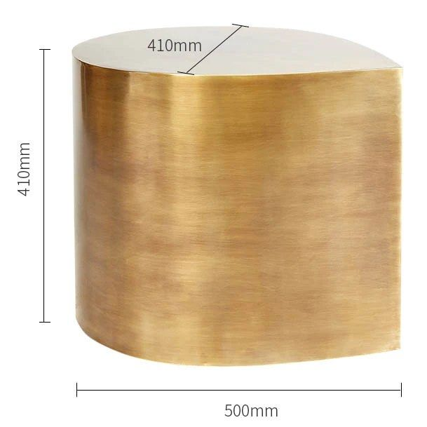 JESPER Gold Side Table - Radical Homes Singapore
