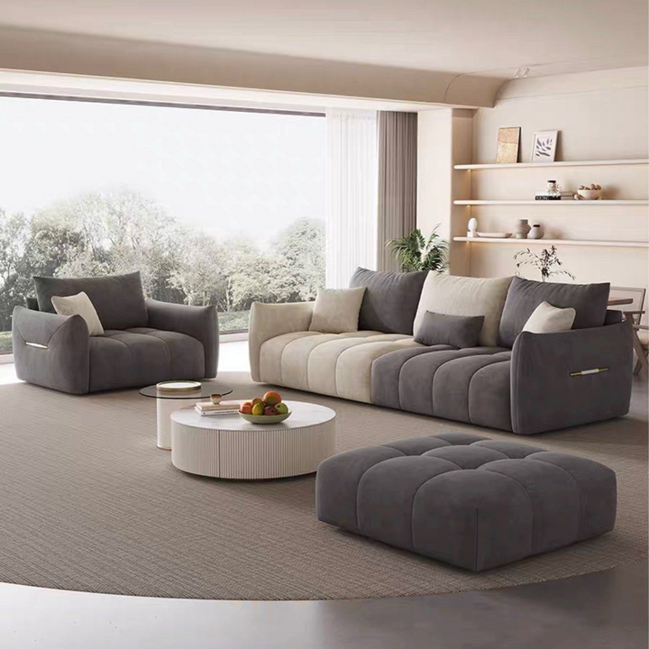 VESENIA Modern Velvet Sofa - Radical Homes Singapore